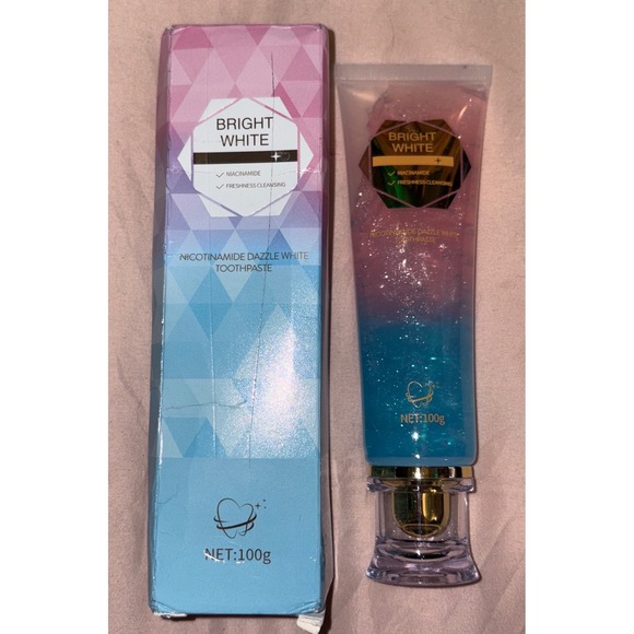 NEW Bright White‎ Niacinamide Whitening Toothpaste, Peppermint, Viral on Tiktok - Picture 8 of 11